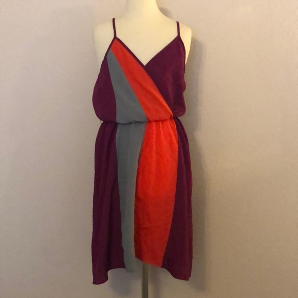 NEW Mossimo Striped Purple Dress (XS)